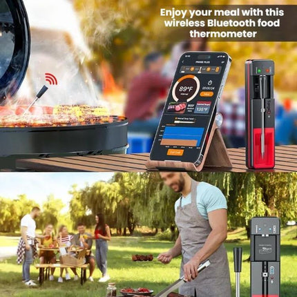Smart Wireless Bluetooth BBQ Grill Thermometer Home Use Kitchen Food Oven Thermometer - DealBuddy