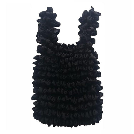 Mini Retractable Bubble Bag Multifunctional Large-capacity Elastic Shopping Bag