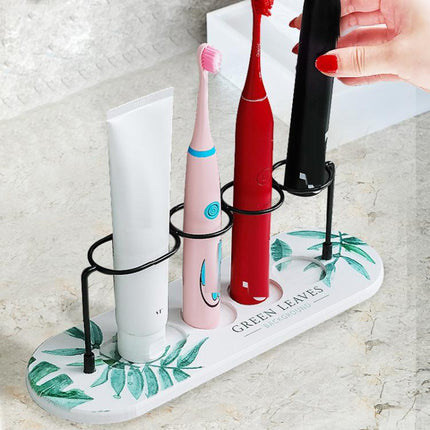 Diatomite Washstand Absorbent Mat Non-slip Toothbrush Holder