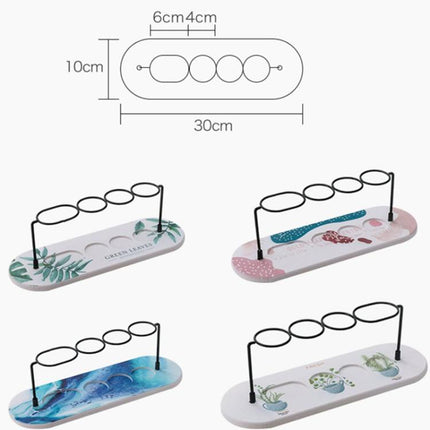 Diatomite Washstand Absorbent Mat Non-slip Toothbrush Holder