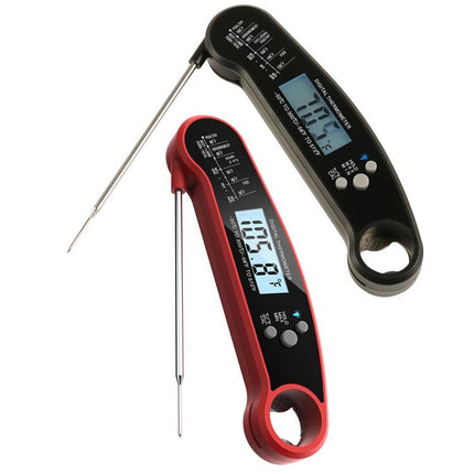 LCD Screen Digital Display Foldable Food Thermometer Kitchen Barbecue Thermometer - DealBuddy