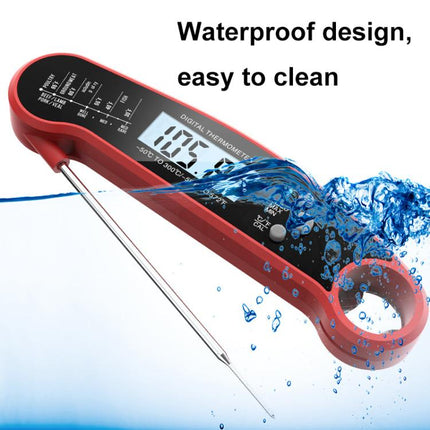 LCD Screen Digital Display Foldable Food Thermometer Kitchen Barbecue Thermometer - DealBuddy