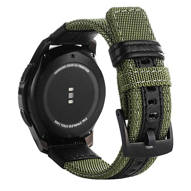 For Samsung Gear S3 Frontier / Classic Smart Quick Release Adjustable Nylon Watch Band