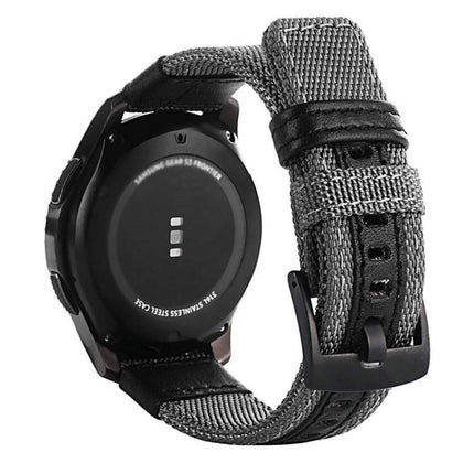 For Samsung Gear S3 Frontier / Classic Smart Quick Release Adjustable Nylon Watch Band