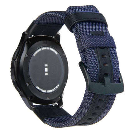 For Samsung Gear S3 Frontier / Classic Smart Quick Release Adjustable Nylon Watch Band
