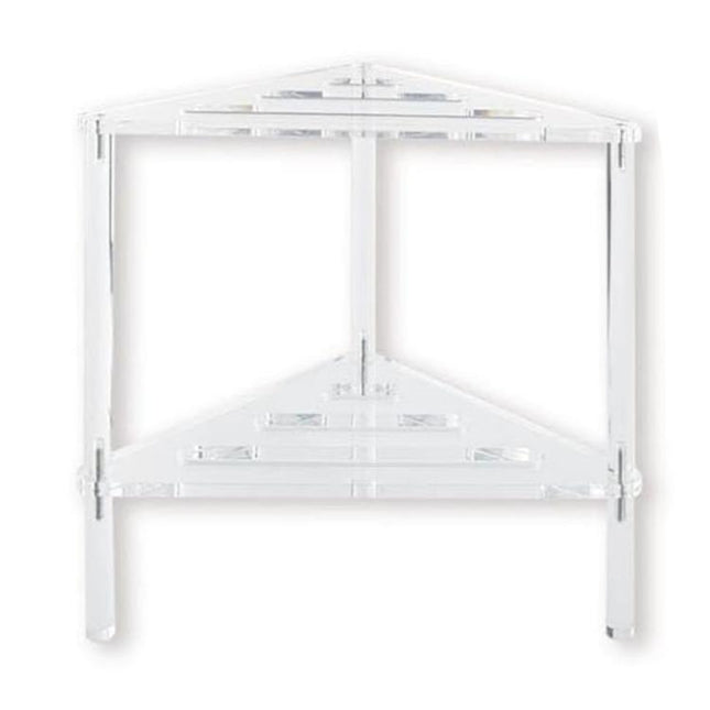 Acrylic Triangle Shower Pot Hollow Bracket - DealBuddy