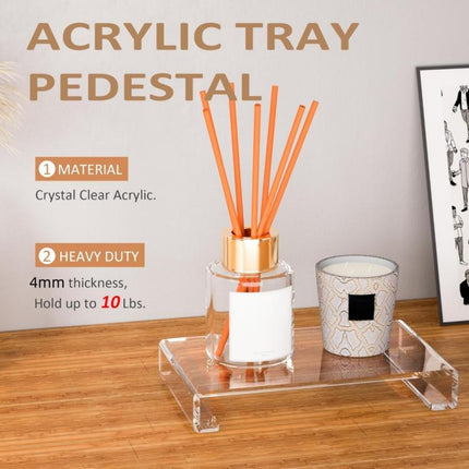 Acrylic Tray Base Dressing Table Storage Rack