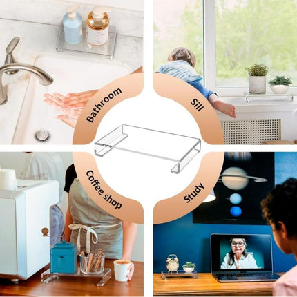 Acrylic Tray Base Dressing Table Storage Rack