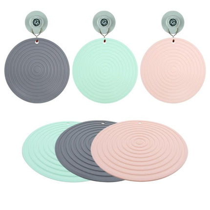 Food Grade Silicone Round Heat Insulation Mat Kitchen Anti-Scald And Anti-Slip Placemat - DealBuddy