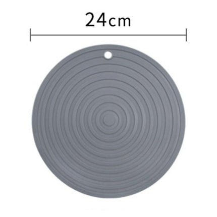 Food Grade Silicone Round Heat Insulation Mat Kitchen Anti-Scald And Anti-Slip Placemat - DealBuddy