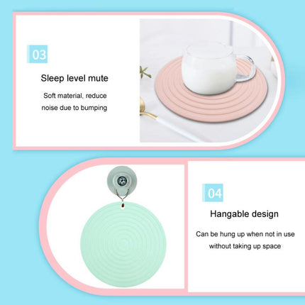 Food Grade Silicone Round Heat Insulation Mat Kitchen Anti-Scald And Anti-Slip Placemat - DealBuddy