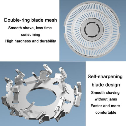 For Xiaomi Mijia S300 / S500 / S500C / MJTXD01SKS Electric Shaver Blade Head Replace Accessories, Blade Holder, Upper Half Head ( With Single Layer Blade ), Upper Half Head ( With Dual Layer Blade ) - DealBuddy