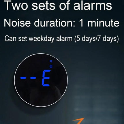 Wifi App Control LED Digital Wall Clock With RGB Light Multi-Functional Alarm Clock