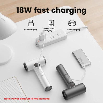 Wireless Hair Dryer With 30,000 RPM High-Speed Motor, 100-Level Adjustable Cool/Warm Air, 15600mAh Long-Lasting Battery - DealBuddy