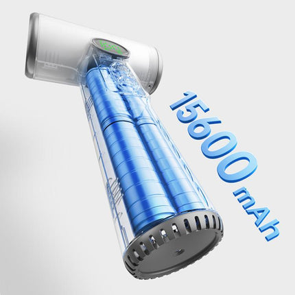 Wireless Hair Dryer With 30,000 RPM High-Speed Motor, 100-Level Adjustable Cool/Warm Air, 15600mAh Long-Lasting Battery - DealBuddy