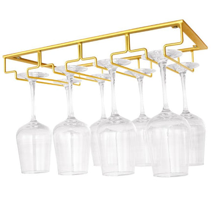 Upside Down Hanging Wine Cup Holder Cabinet Goblet Bracket Hanging Wine Glass Holder