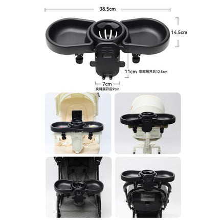 Universal Baby Stroller With Dining Tray And Storage Rack - DealBuddy