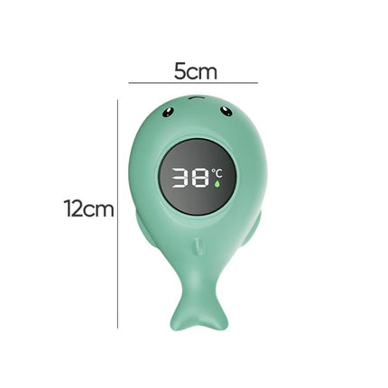 IPX7 Waterproof Cartoon Whale Color LED Screen Smart Water Thermometer Baby Bath Thermometer - DealBuddy