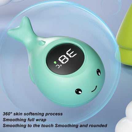 IPX7 Waterproof Cartoon Whale Color LED Screen Smart Water Thermometer Baby Bath Thermometer - DealBuddy