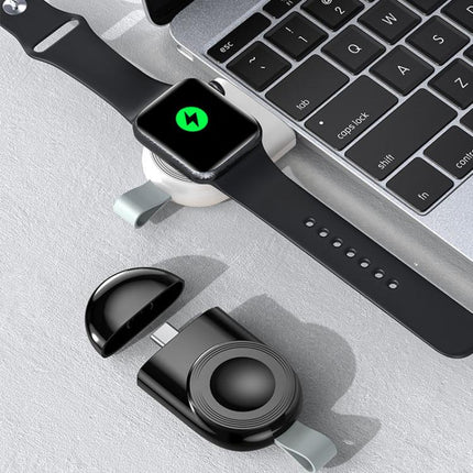 For Apple Watch 1/2/3/4/5/6/7/8/9/10/SE Portable Magnetic Wireless Charger Type-C Smart Wireless Charger - DealBuddy