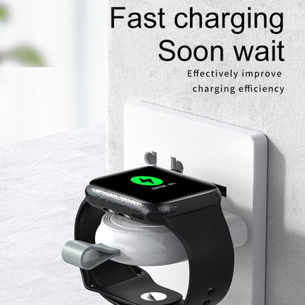 For Apple Watch 1/2/3/4/5/6/7/8/9/10/SE Portable Magnetic Wireless Charger Type-C Smart Wireless Charger - DealBuddy