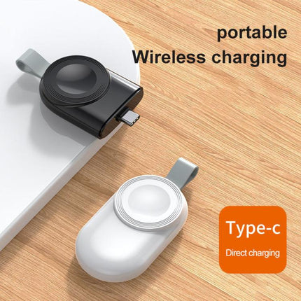 For Apple Watch 1/2/3/4/5/6/7/8/9/10/SE Portable Magnetic Wireless Charger Type-C Smart Wireless Charger - DealBuddy