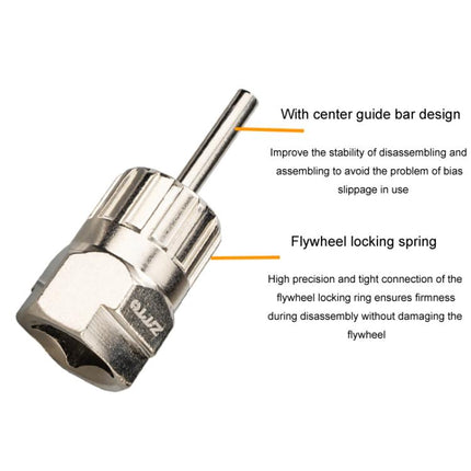 ZTTO Bicycle Repair Spinning Tool Road And Mountain Bike Fixed Lever Flywheel Installation And Removal Sleeve