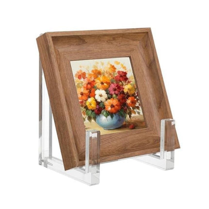 1pc Acrylic Book Picture Frame Plate Stand