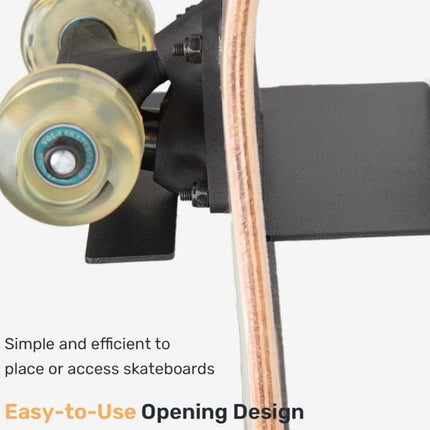 1pc Metal Skateboard Wall Display Rack For Garage Living Room