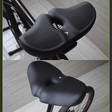 FMFXTRA Thickened Bicycle Saddle Mountain Bike Shaped Saddle