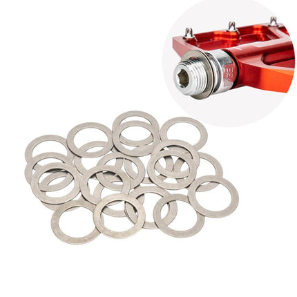 ZTTO Bicycle Pedal Stainless Steel Washer Mountain Bike Disc Protection Gasket