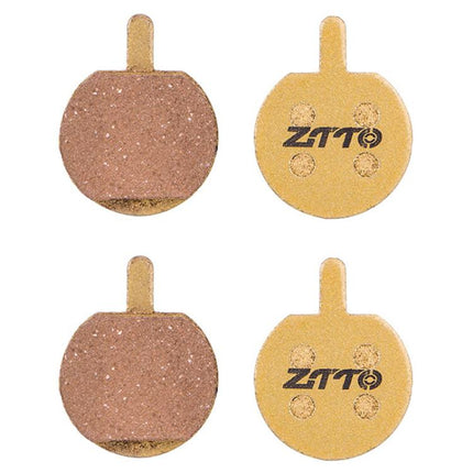 2pairs ZTTO Mountain Bike Full Metal Copper Base Lining Oil Disc Block Brake Pad