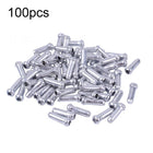 100pcs ZTTO Aluminum Bicycle Brake Shifter Bobbin Caps Mountain Bike Cable Tail Cap