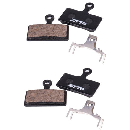 2pairs ZTTO Bicycle Disc Braking Pads Mountain Bike Semi-Metallic Resin Brake Pads