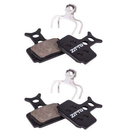 2pairs ZTTO Bicycle Disc Braking Pads Mountain Bike Semi-Metallic Resin Brake Pads