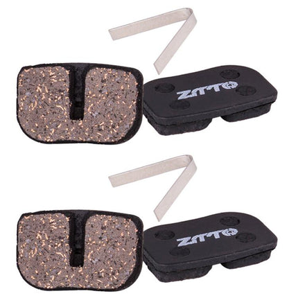 2pairs ZTTO Bicycle Disc Braking Pads Mountain Bike Semi-Metallic Resin Brake Pads
