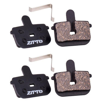2pairs ZTTO Bicycle Disc Braking Pads Mountain Bike Semi-Metallic Resin Brake Pads