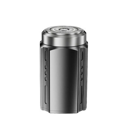 Portable Electric Shaver for Men with LCD Display – Travel-Friendly Mini Shaver, USB Type-C Fast Charging, Waterproof & Washable Design, 6-blade Head Dark Metallic Gray, Floating Blade Dark Metallic Gray, 6-blade Head Black, Floating Blade Black - DealBuddy