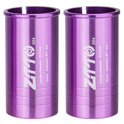 2pcs ZTTO Bicycle Seat Post Conversion Sleeve Reducer Cover