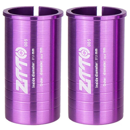 2pcs ZTTO Bicycle Seat Post Conversion Sleeve Reducer Cover