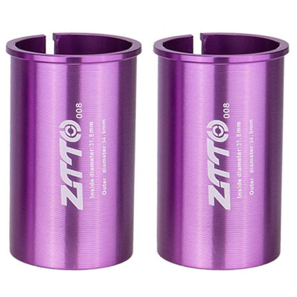 2pcs ZTTO Bicycle Seat Post Conversion Sleeve Reducer Cover