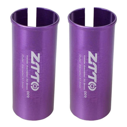 2pcs ZTTO Bicycle Seat Post Conversion Sleeve Reducer Cover