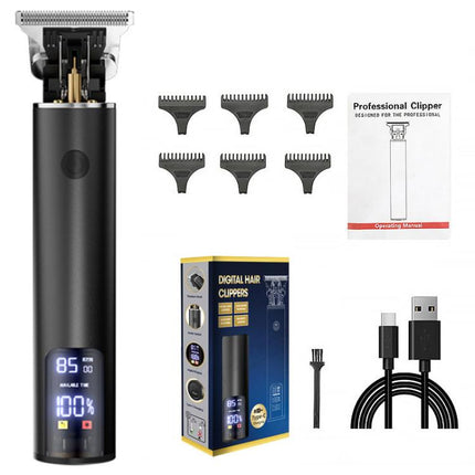 Rechargeable Haircut Kit Hair Clippers For Men - Zero Blade Trimmer For Vintage Oil Head & Bald Head Styles - DealBuddy
