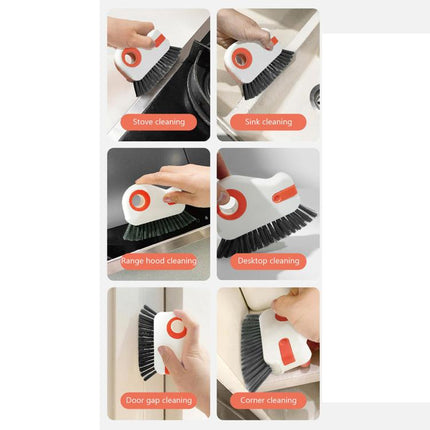 2-in-1 Detachable Window Sill Gap Brush Groove Cleaning Brush
