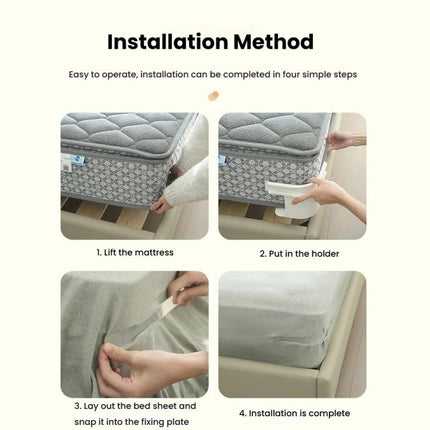 4pcs /Pack Invisible Card Slot Anti-slip Sheet Fixer Sheet Clip