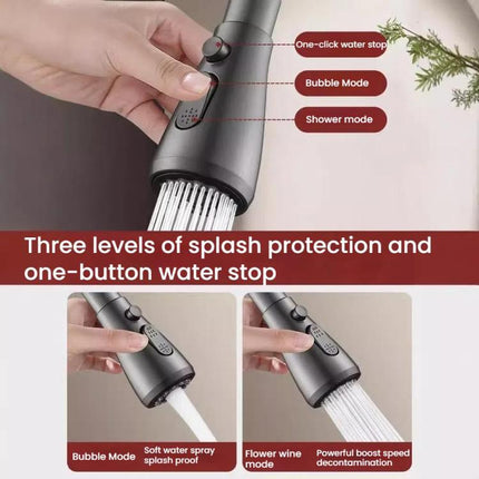 Kitchen Universal Faucet Extender Sink Connector Spout Swivel Faucet Splash Guard - DealBuddy