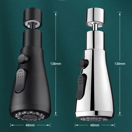 Kitchen Universal Faucet Extender Sink Connector Spout Swivel Faucet Splash Guard - DealBuddy