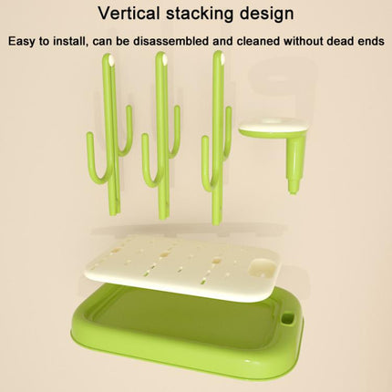 Baby Bottle Drying Rack Drain Drying Rack Insertable Bottle Brush Nipple Brush Storage Holder
