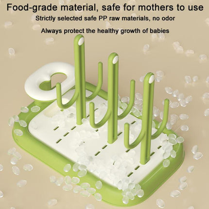 Baby Bottle Drying Rack Drain Drying Rack Insertable Bottle Brush Nipple Brush Storage Holder - DealBuddy