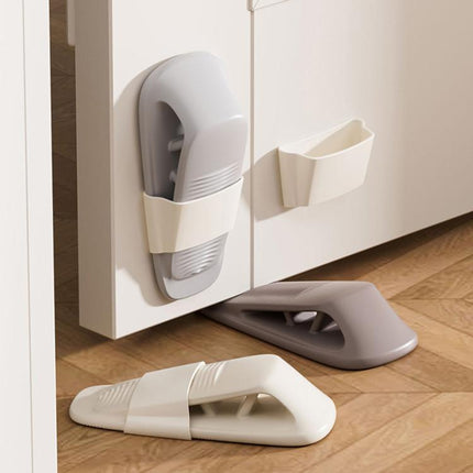 Silicone Door Stopper Anti-collision Household Door Stopper Free Punching Windproof Fixed Door Plug